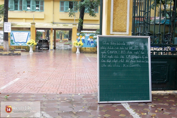 Ch&ugrave;m ảnh: C&aacute;c trường học ở H&agrave; Nội đ&oacute;ng cửa im l&igrave;m ng&agrave;y đầu tuần 3