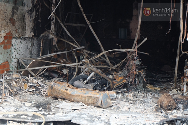 Hiện trường 8 căn nhà trơ khung sau đám cháy dữ dội ở trung tâm Sài Gòn 5