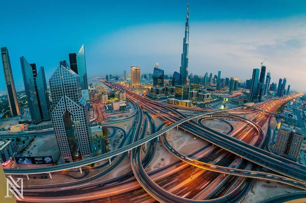 Chùm ảnh: Dubai hoa lệ và lộng lẫy nhìn từ trên cao 15