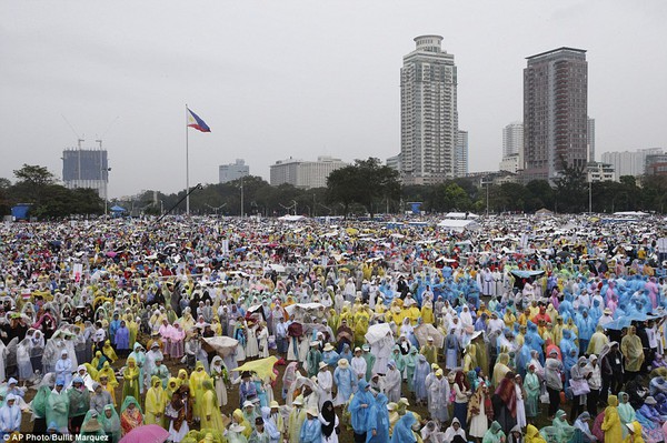 6 triệu người dự thánh lễ của Giáo hoàng Francis tại Philippines 2