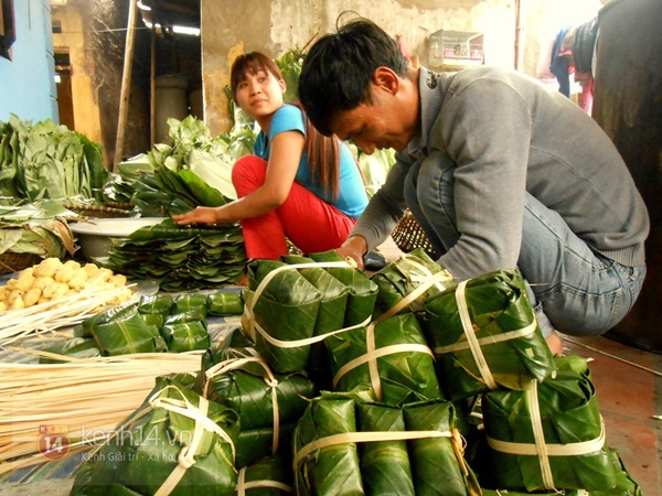 Kiếm hơn nửa triệu/ngày nhờ nghề gói bánh chưng thuê dịp Tết 4