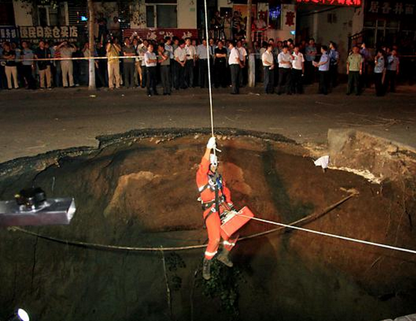 Incredible Sinkholes Around the World 22