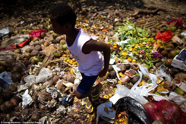 Chùm ảnh: Cuộc sống của những con người phải nhặt đồ ăn trên bãi rác 8