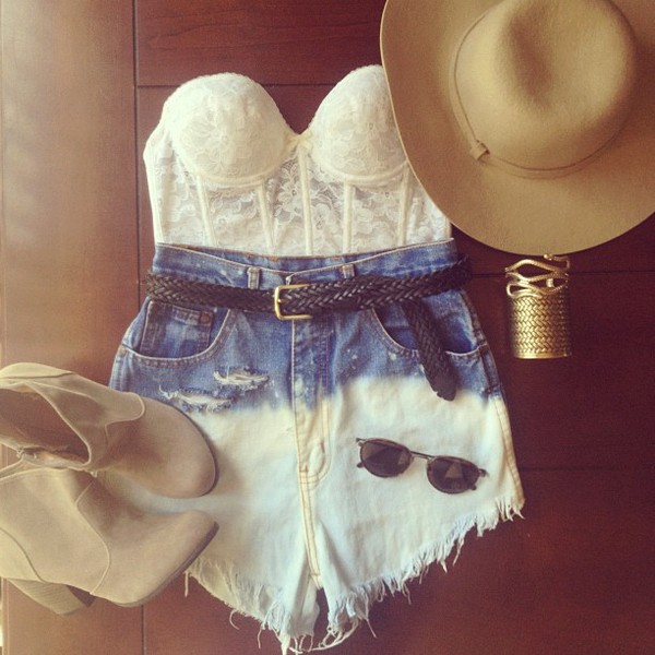 Tự chế shorts ombre c&aacute; t&iacute;nh cho m&ugrave;a h&egrave; 1
