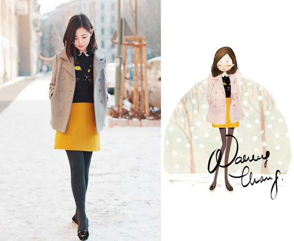 Nancy Zhang - NTK thích tự vẽ phong cách thời trang của chính mình 17
