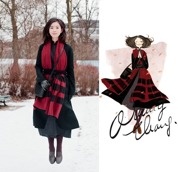 Nancy Zhang - NTK thích tự vẽ phong cách thời trang của chính mình 19