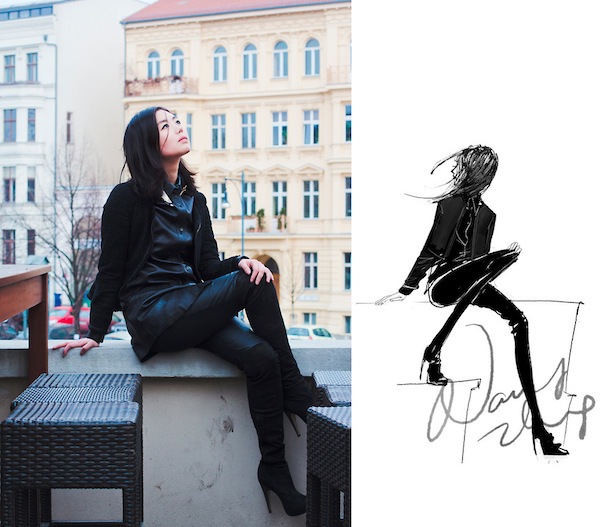 Nancy Zhang - NTK thích tự vẽ phong cách thời trang của chính mình 26