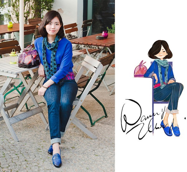 Nancy Zhang - NTK thích tự vẽ phong cách thời trang của chính mình 12