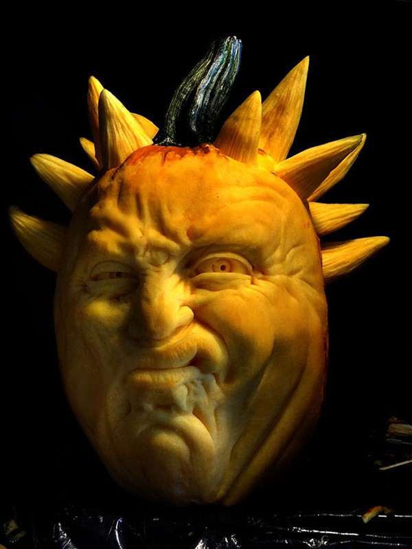 Những t&aacute;c phẩm đi&ecirc;u khắc b&iacute; ng&ocirc; kinh dị v&agrave; đẹp đến kh&oacute; tin cho ng&agrave;y Halloween 17