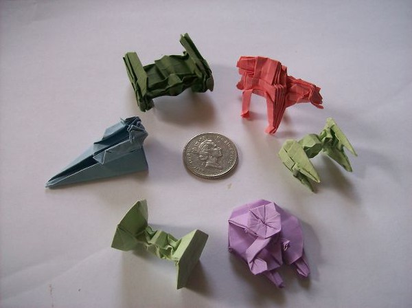Thích mắt với những tác phẩm Origami tinh xảo chỉ bé bằng... đồng xu 8