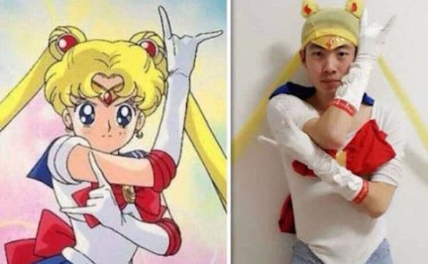 Chết cười với m&agrave;n cosplay si&ecirc;u h&agrave;i của anh ch&agrave;ng người Trung Quốc 8