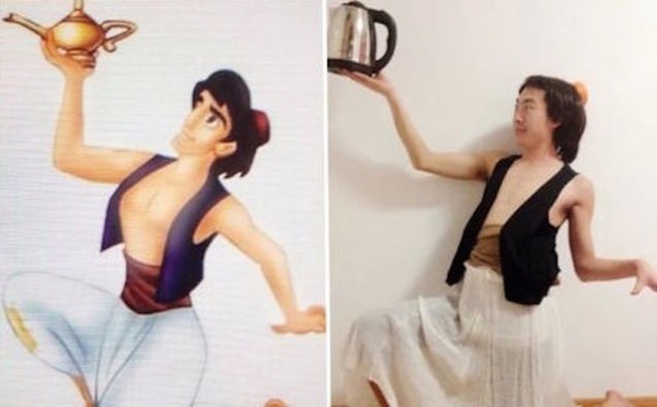 Chết cười với m&agrave;n cosplay si&ecirc;u h&agrave;i của anh ch&agrave;ng người Trung Quốc 9