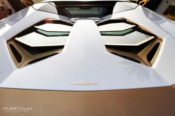 Lóa mắt với Lamborghini Aventador Roadster độ bằng vàng thật 12