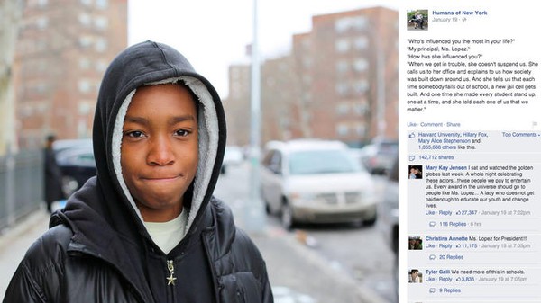 Người sáng lập “Humans of New York” quyên góp được gần 1 triệu USD chỉ nhờ 1 bức ảnh 1