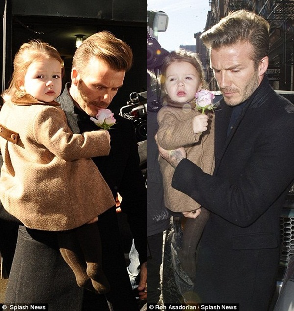 Beckham tặng hoa hồng cho con gái cưng Harper Seven 2