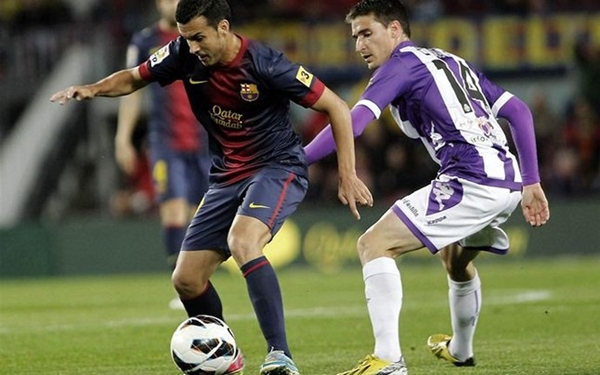 Barcelona 2-1 Valladolid: &Aacute;p s&aacute;t kỉ lục 100 điểm 1