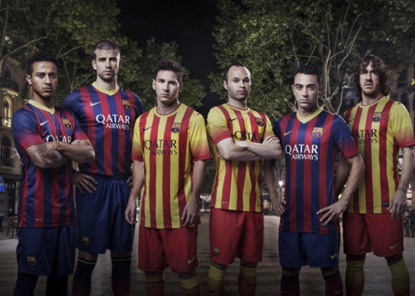 Barcelona chính thức ra mắt mẫu áo mới 1