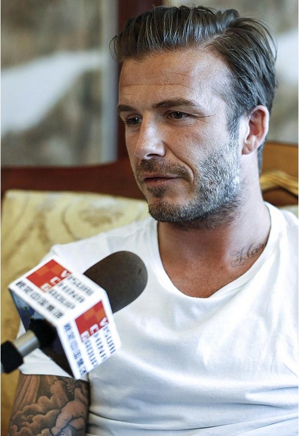 David Beckham lộ vẻ mệt mỏi vì lịch làm việc dày đặc 2