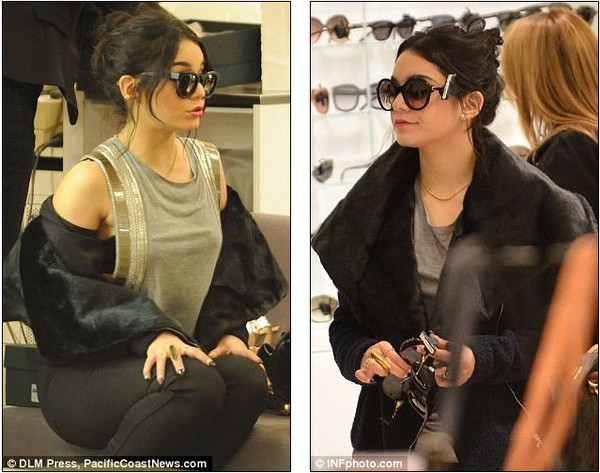 Selena, Vanessa và Ashley tay trong tay thân thiết đi shopping 7