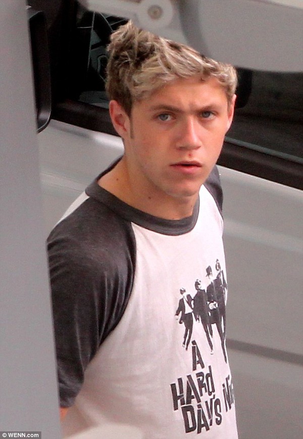 Niall (One Direction) vạch quần khoe h&igrave;nh xăm tr&ecirc;n m&ocirc;ng 3