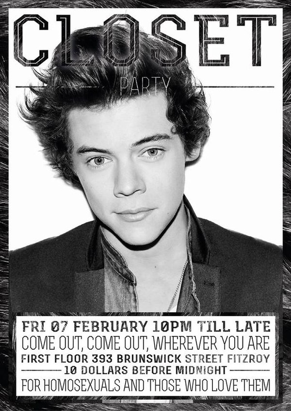 Harry Styles bị in mặt lên poster quảng cáo hộp đêm đồng tính 1
