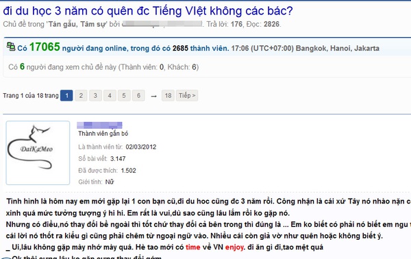 "Quên" tiếng Việt – Vô ý hay thích thể hiện mình “Tây”? 1