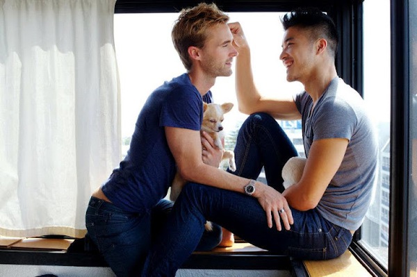 Những hình ảnh ngọt ngào của cặp đôi đồng tính nam hot nhất châu Á 11