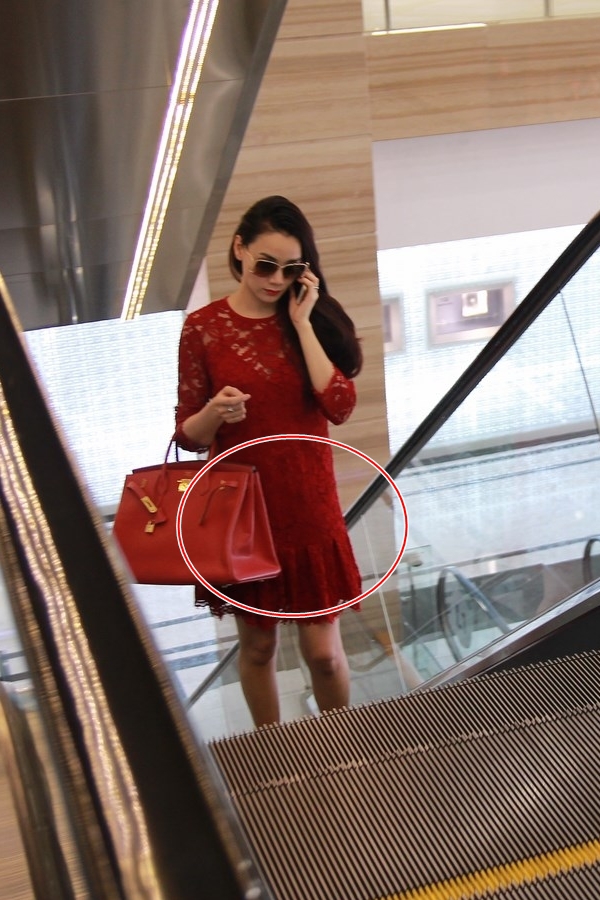 Trang Nhung bầu b&iacute; nhưng vẫn xinh đẹp đi sắm đồ trẻ em 1