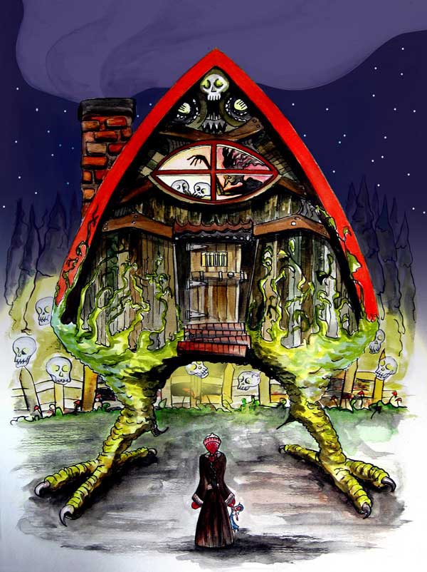 Huyền thoại về phù thủy ăn thịt người Baba Yaga 5