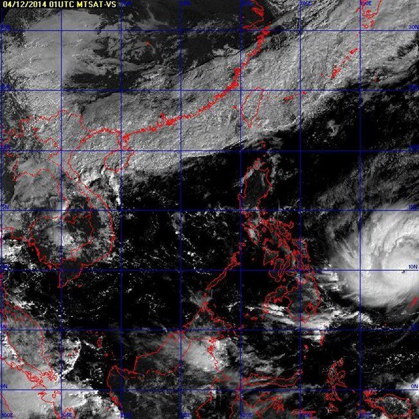 Tin mới nhất si&ecirc;u b&atilde;o Hagupit đang tiến v&agrave;o Biển Đ&ocirc;ng 1