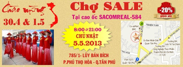 Chợ Sale lần 6: Nơi mua sắm, giải tr&iacute; l&yacute; tưởng cho mọi người 1