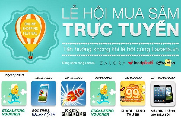 Tận hưởng Lễ hội mua sắm trực tuyến cùng Lazada.vn 1