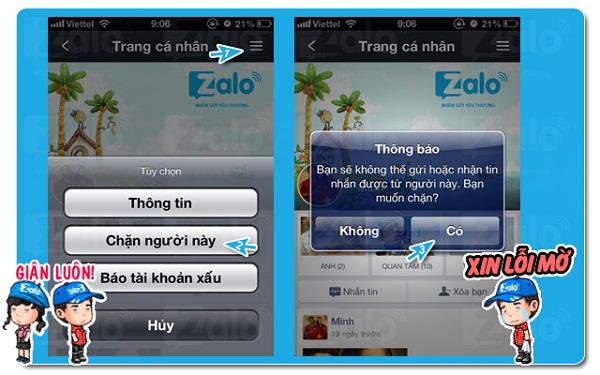 Làm thế nào để “riêng tư” hơn trên Zalo? 6