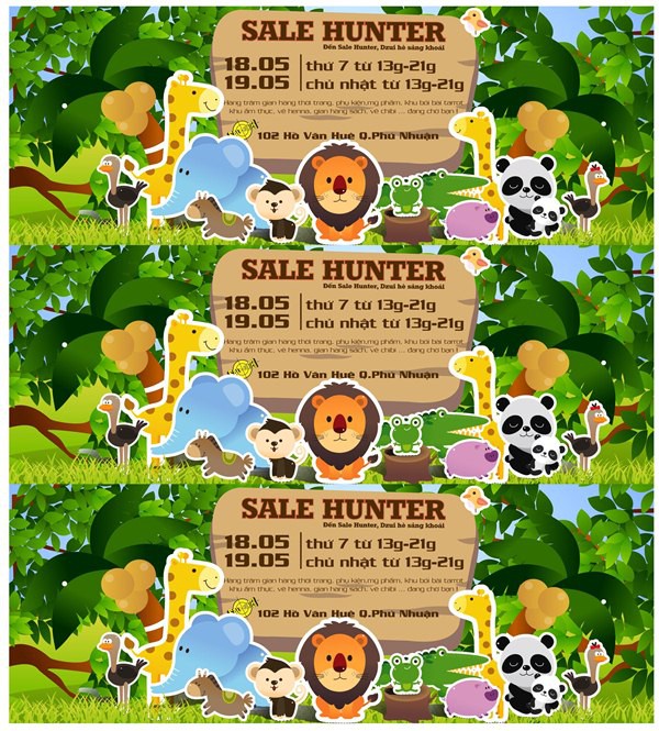 Sale Hunter 18/5 - 19/5: Phi&ecirc;n chợ m&ugrave;a h&egrave; 1
