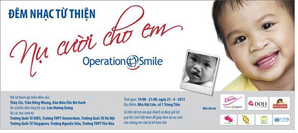 “The gift of smile” – Món quà nụ cười từ UNIS Hà Nội, Operation Smile, Diana 1
