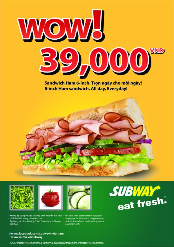 Subway Eat Fresh: Vui trọn ngày hè 2