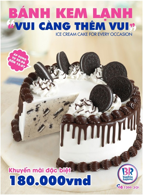 Bánh kem lạnh Baskin Robbins - Cho ngày đặc biệt thêm vui! 1