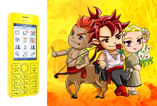 "Dế" Nokia 206 v&agrave; 12 cung ho&agrave;ng đạo 1