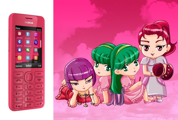 "Dế" Nokia 206 v&agrave; 12 cung ho&agrave;ng đạo 2