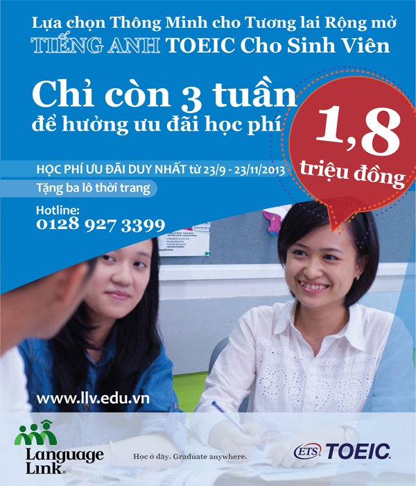Tiếng Anh TOEIC cho sinh viên - Lợi thế khi tuyển dụng 1 Tiếng Anh TOEIC cho sinh viên - Lợi thế khi tuyển dụng 1