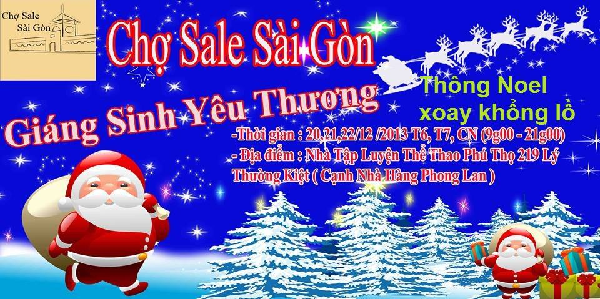 Chợ Sale Sài Gòn – Giáng sinh yêu thương… 1