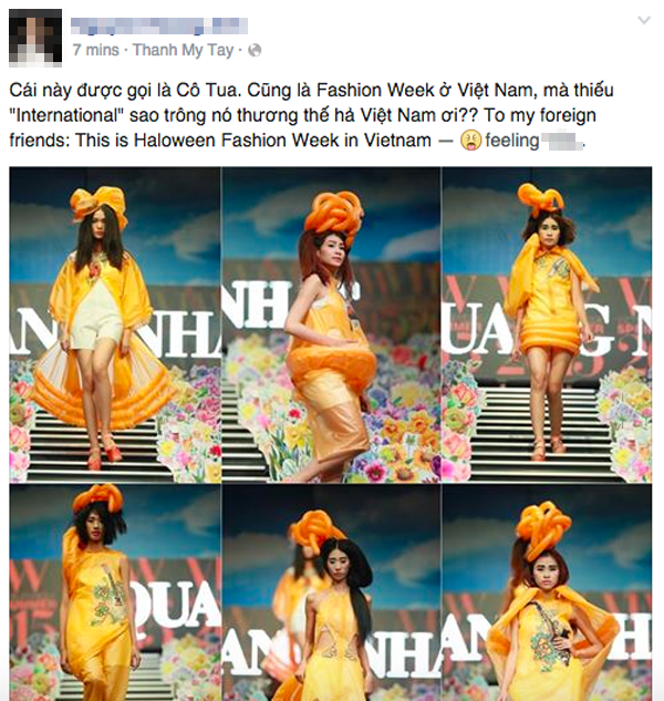 Cư dân mạng "phát hoảng" trước những sáng tạo của Vietnam Fashion Week 8