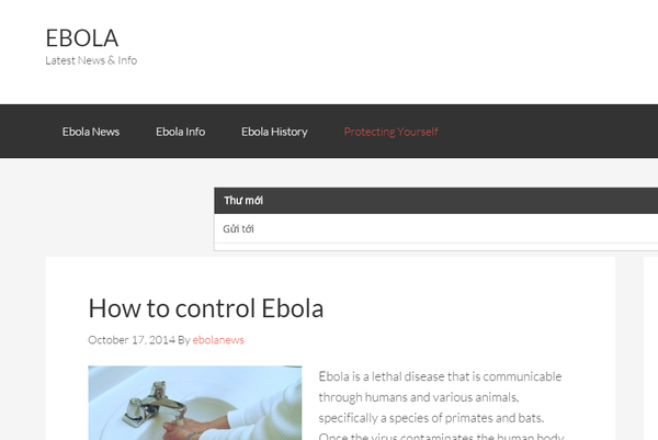 Tên miền Ebola.com được bán với giá 4,2 tỷ VND 2