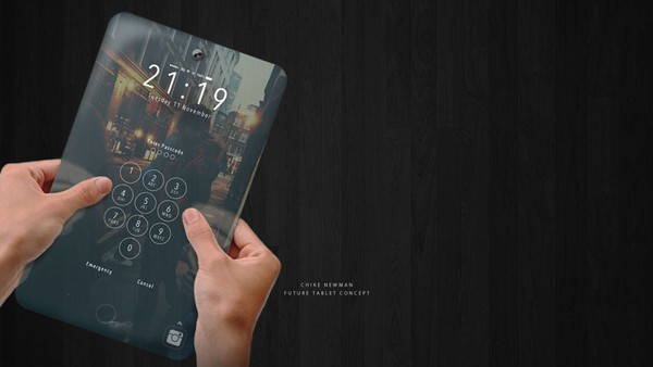 Xuất hiện thiết kế iPad trong suốt ấn tượng kh&ocirc;ng ngờ 1