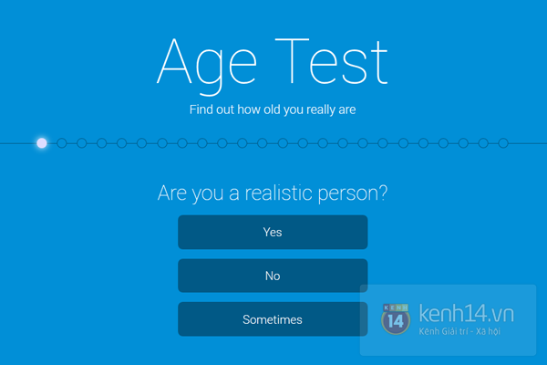 Age Test - Bài kiểm tra "tuổi tác" được yêu thích những ngày cuối năm 4