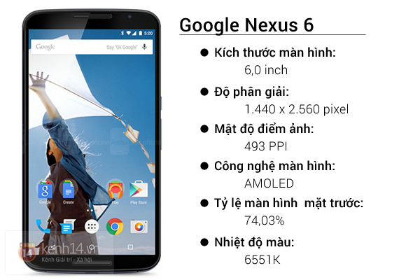 10 smartphone Android có màn hình "màu thật" nhất 3