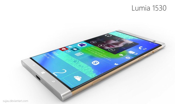 Lumia 1530 phiên bản Note Edge "lai" iPhone 6 2