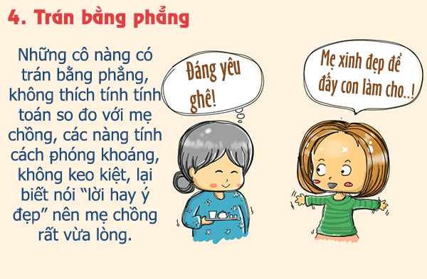 Đặc điểm khuôn mặt của nàng dâu thường được mẹ chồng yêu quý 4