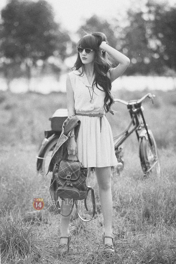 Năng động v&agrave; xinh xắn c&ugrave;ng họa tiết kẻ caro vintage 11