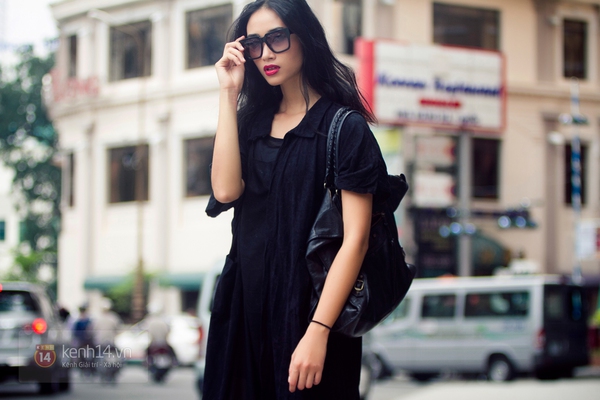 Trang Khiếu "khoe" street style Thu nổi bật trên đường phố Sài thành 11